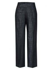 Rosner Spodnie w kolorze granatowym rozmiar: 34/L28. Niebieskie spodnie materiałowe damskie Rosner, bez wzorów, z materiału, z podwyższonym stanem. Za 208.99 zł.