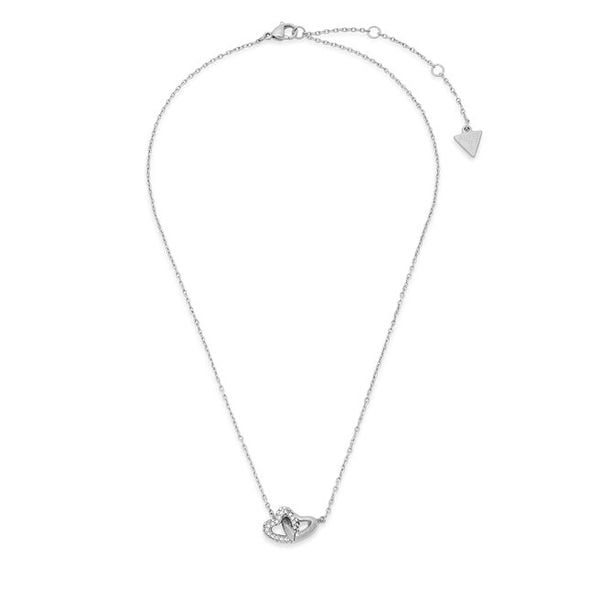 Naszyjnik Guess. Szare naszyjniki damskie Guess, srebrne. Za 221.99 zł.