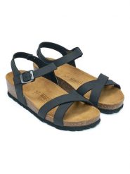 Mandel Sandały w kolorze czarnym rozmiar: 39. Czarne sandały damskie Mandel, bez wzorów, bez obcasa. Za 121.99 zł.