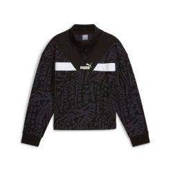 Dziewczęca bluza z kapturem Puma Power Hypernatural AOP. Czarne bluzy z kapturem damskie Puma, m, z dżerseju. Za 210.45 zł.