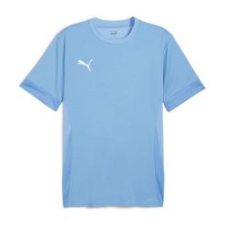 Koszulka męska PUMA T-shirt Bluzka Sportowa Treningowa DryCELL. Niebieskie t-shirty męskie Puma, m, z jersey, bez ramiączek, do piłki nożnej. Za 80.99 zł.