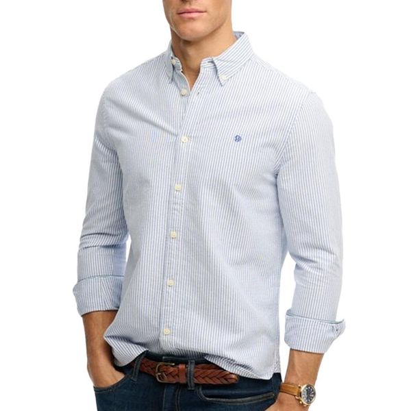 Koszula z długim rękawem Superdry Preppy Oxford. Niebieskie koszule męskie Superdry., xl, bez wzorów, z bawełny, bez kołnierzyka, bez ramiączek. Za 268.00 zł.
