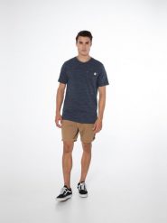 Koszulka męska Protest PRTNARCISCO t-shirt. Niebieskie t-shirty męskie Protest, na lato, m, bez wzorów, z dresówki, bez kołnierzyka. Za 189.90 zł.