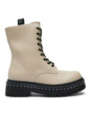 Guess Trapery Joya FL7JYA LEA10 Écru. Trapery damskie Guess, ze skóry, bez obcasa. Za 479.99 zł.