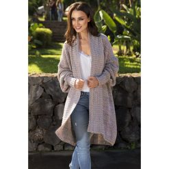 Sweter oversize multikolor ls206. Kardigany damskie Lemoniade, bez wzorów, ze splotem. W wyprzedaży za 119.00 zł.