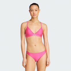 Komplet bikini z ramiączkami regulowanymi w dwóch kierunkach Triangle. Białe bikini damskie Adidas, bez wzorów. Za 199.00 zł.