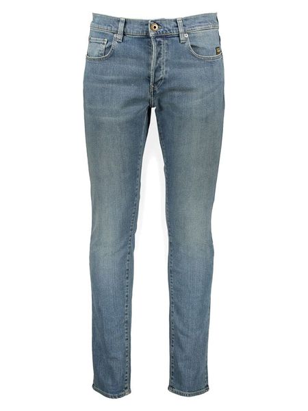 G-Star Dżinsy - Slim fit - w kolorze niebieskim rozmiar: W34/L34. Niebieskie jeansy męskie G-Star. Za 252.34 zł.