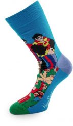 Szczęśliwe skarpetki Beatles Mix 41-46. Brązowe skarpetki damskie Happy Socks, bez wzorów, z bawełny. Za 97.99 zł.