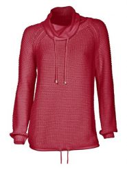 Heine Sweter w kolorze czerwonym rozmiar: 34. Czerwone golfy damskie Heine, bez wzorów, z bawełny, bez ramiączek. Za 41.69 zł.