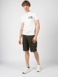 Les Hommes T-shirt | LF224300-0700-1009 | Grafic Print | Mężczyzna | Biały. Białe t-shirty męskie Les Hommes, l, bez wzorów, z bawełny, bez kołnierzyka. W wyprzedaży za 279.00 zł.
