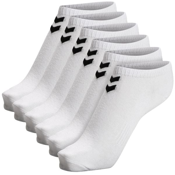 Skarpetki Hummel hmlCHEVRON 6-PACK ANKLE SOCKS uniwersalne. Białe skarpetki męskie HUMMEL, bez wzorów. Za 77.00 zł.