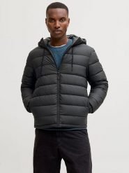 Jack & Jones Kurtka pikowana w kolorze czarnym rozmiar: M. Czarne kurtki męskie Jack & Jones, m, bez wzorów, bez kaptura. Za 161.73 zł.