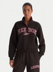 Reebok Bluza Tatty RK25167CCW Czarny Regular Fit. Czarne bluzy bez kaptura damskie Reebok, s, z syntetyku. Za 89.99 zł.