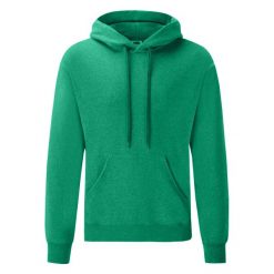 Męska Klasyczna Bluza Z Kapturem. Zielone bluzy z kapturem męskie Fruit of the Loom, m. Za 81.99 zł.