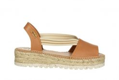 Sandały Toni Pons Estel-SW Cuiro Tan 204002, Beżowy, Skóra naturalna - 40. Brązowe sandały damskie Toni Pons, bez wzorów, z bawełny, bez obcasa. W wyprzedaży za 242.10 zł.