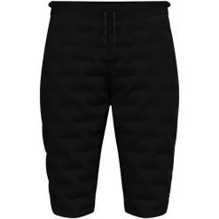 Spodenki techniczne męskie ODLO Zeroweight Insulator Short. Czarne szorty męskie Odlo, na zimę, bez wzorów, z dzianiny. Za 679.99 zł.