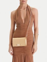 Nine West Torebka EO-Bellis-LX20070 Złoty. Żółte torebki klasyczne damskie Nine West, bez wzorów, z materiału, wizytowe, bez kołnierzyka, bez ramiączek. Za 219.99 zł.