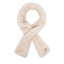 Szalik Guess. Białe szaliki i kominy damskie Guess, z aplikacjami. Za 134.99 zł.