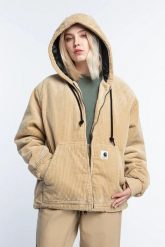 KURTKA DAMSKA Z KAPTUREM Carhartt Millen I032237-700 (L). Brązowe kurtki damskie Carhartt, l, bez wzorów, z dresówki, z kapturem. Za 509.00 zł.