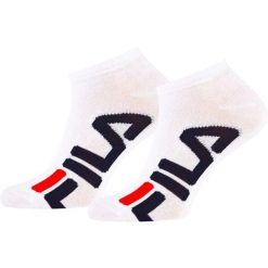 Skarpety unisex FILA invisible socks 2 pary. Białe skarpetki damskie Fila, bez wzorów. Za 21.99 zł.