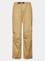 Element Spodnie materiałowe Chillin Travel ELYNP00120 Beżowy Relaxed Fit. Brązowe spodnie materiałowe męskie Element, bez wzorów, z bawełny. Za 399.99 zł.