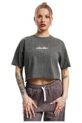 Koszulka sportowa damska Ellesse Celesi Cropped. Szare bluzki sportowe damskie Ellesse, s, bez wzorów, z bawełny, bez ramiączek. Za 84.62 zł.