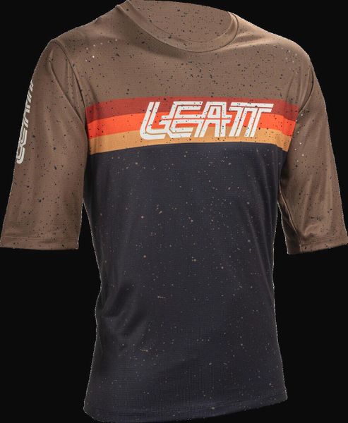 Koszulka rowerowa męska Leatt Jersey MTB Enduro 3.0. Czarne t-shirty sportowe męskie LEATT, l, z bawełny, bez ramiączek, rowerowe. Za 239.99 zł.