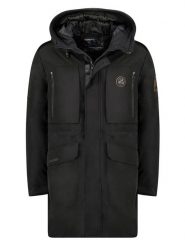 Geographical Norway Parka w kolorze czarnym rozmiar: M. Czarne parki męskie Geographical Norway, m, bez wzorów. Za 241.56 zł.