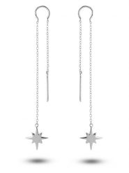 Eclat d'Argent Srebrne kolczyki rozmiar: onesize. Szare kolczyki damskie Eclat d'Argent, srebrne. Za 108.99 zł.