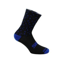 Skarpety rowerowe Merinos Socks. Czarne skarpetki damskie SIXS, bez wzorów, ze skóry. Za 148.50 zł.