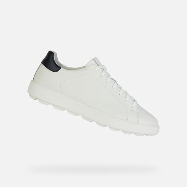 Buty GEOX U SPHERICA ECUB 1 Biały. Białe buty fitness męskie Geox, do biegania. Za 387.99 zł.