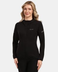 Damska bluza funkcyjna Kilpi MEMPHIS-W. Czarne bluzy bez kaptura damskie Kilpi, z materiału. Za 473.69 zł.