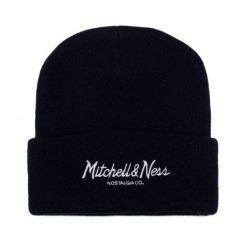 Czapka Mitchell & Ness pinscript. Niebieskie czapki męskie Mitchell & Ness, bez wzorów. Za 194.00 zł.