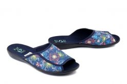 ADANEX 30236 DIK1DD granatowy, kapcie damskie. Niebieskie kapcie damskie Adanex. Za 56.09 zł.