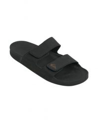 Sandały wsuwane dla Mężczyzn RIVI LEATHER Czarny. Czarne sandały męskie Quiksilver, z gumy, bez zapięcia. Za 239.99 zł.