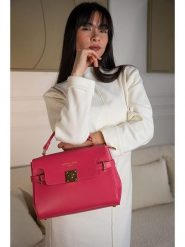 Christian Laurier Skórzana torebka "Swang" w kolorze różowym - 28 x 20 x 11 cm rozmiar: onesize. Różowe torebki klasyczne damskie Christian Laurier, bez wzorów, z materiału, bez dodatków. Za 304.99 zł.