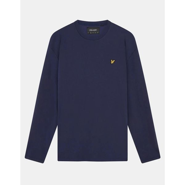 Prosta koszulka z długim rękawem Lyle & Scott. Białe koszulki męskie z długim rękawem LYLE AND SCOTT, l, z materiału. Za 215.00 zł.