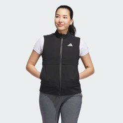 Kamizelka z suwakiem na całej długości Ultimate365 Tour Frostguard. Czarne kamizelki damskie Adidas, xl. Za 849.00 zł.