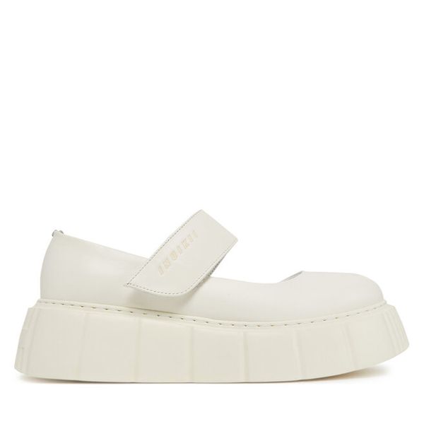 Półbuty Inuikii. Białe półbuty damskie Inuikii, bez wzorów, bez obcasa, na płaskiej podeszwie. Za 589.99 zł.