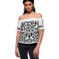 Koszulka turystyczna damska SuperDry Raffella. Białe bluzki sportowe damskie Superdry., m, bez wzorów, z poliesteru, bez ramiączek. Za 102.00 zł.