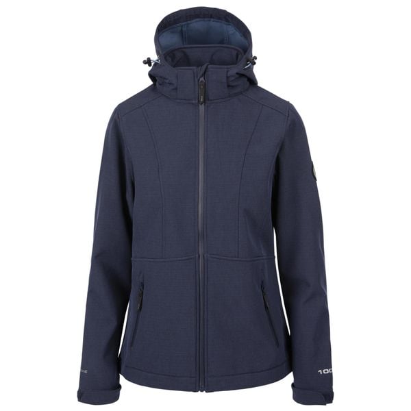 Dlx Christine- Damska kurtka Dlx Softshell Granatowa Marl. Niebieskie kurtki damskie DLX, bez wzorów, z softshellu, bez kaptura. Za 426.99 zł.