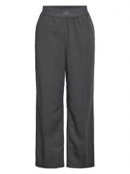 Noisy may Spodnie w kolorze szarym rozmiar: M. Szare spodnie materiałowe damskie Noisy may, bez wzorów, z materiału, z podwyższonym stanem. Za 109.00 zł.