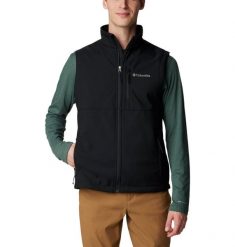 Columbia Bezrękawnik Ascender Softshell 2071354010. Czarne kurtki softshell damskie Columbia, m, bez wzorów, z softshellu, bez kaptura. Za 278.99 zł.