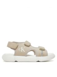 Calvin Klein Jeans Sandały V3B2-83024-1692 D Écru. Sandały chłopięce Calvin Klein Jeans, z jeansu, bez zapięcia. Za 179.99 zł.