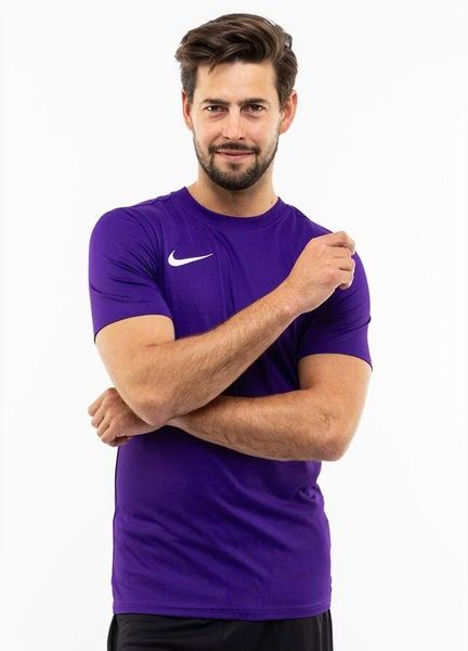 Koszulka Nike FIT PARK VII JBY BV6708 547 Fioletowy. Fioletowe t-shirty sportowe męskie Nike, m, z poliesteru, bez ramiączek, do piłki nożnej. Za 89.99 zł.