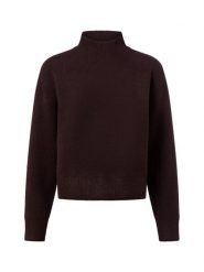 Neo Noir sweter z dzianiny - Paulina Kobiety brązowy, 42. Brązowe swetry klasyczne damskie Neo Noir, z dzianiny, bez kołnierzyka. Za 329.95 zł.