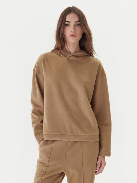 Weekend Max Mara Bluza Oscuri 2525926012 Beżowy Regular Fit. Brązowe bluzy bez kaptura damskie Weekend Max Mara, s, z syntetyku. Za 899.99 zł.