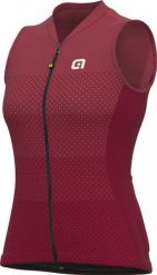 Koszulka rowerowa damska Alé Level. Czerwone bluzki sportowe damskie ALÉ CYCLING, na lato, l, bez wzorów, z elastanu, bez ramiączek. Za 229.25 zł.