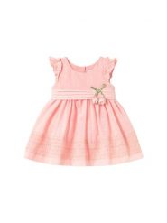 Mayoral Sukienka elegancka 1907 Różowy. Czerwone sukienki niemowlęce Mayoral, bez wzorów, z syntetyku, bez ramiączek. Za 199.99 zł.