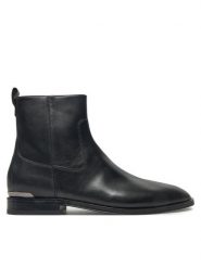 KARL LAGERFELD Kozaki Ellis KL13254 Czarny. Czarne buty zimowe męskie Karl Lagerfeld, ze skóry, bez zapięcia. Za 1,299.00 zł.